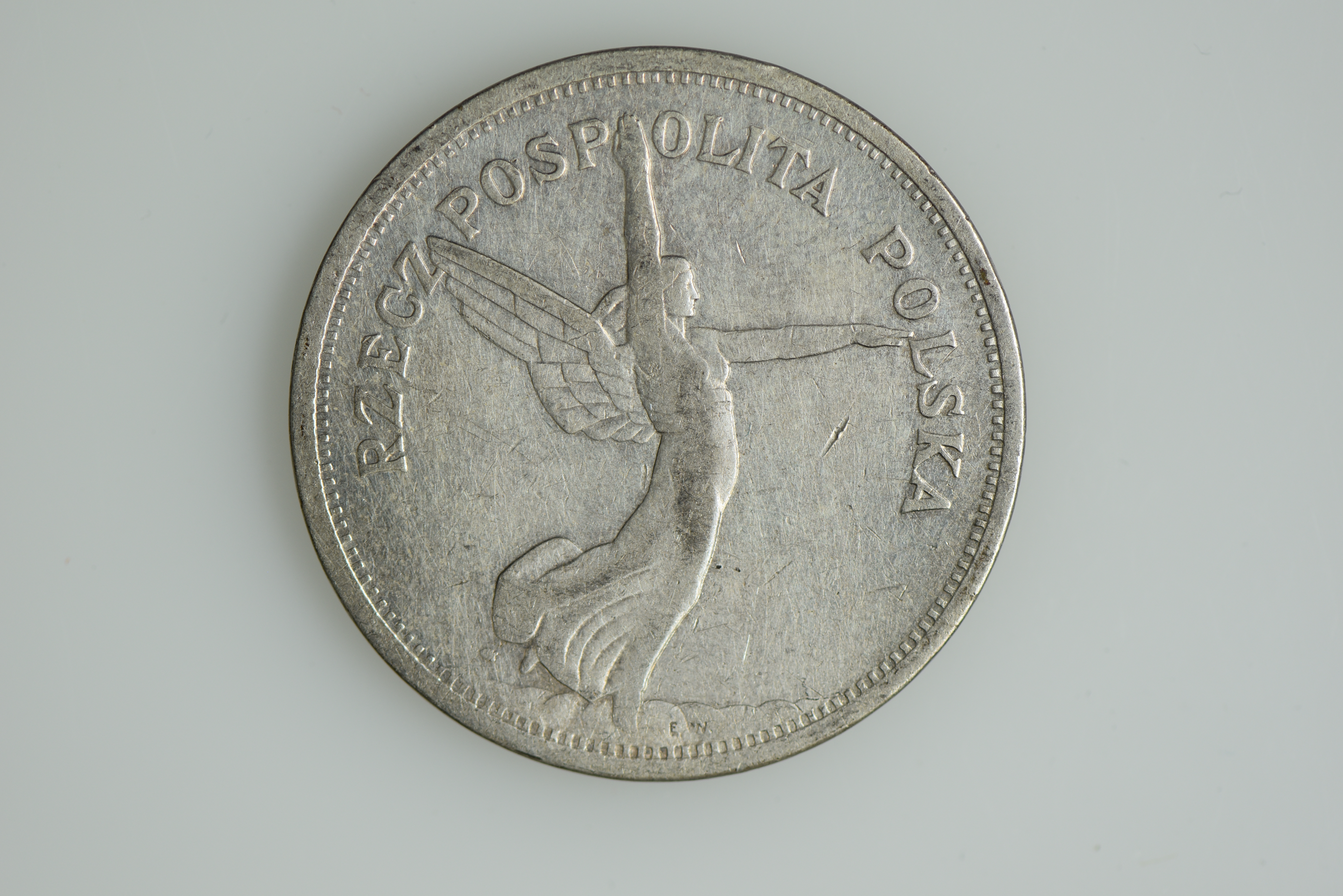 Moneta o nominale 5 złotych, tzw. Nike, 1928 r. – rewers