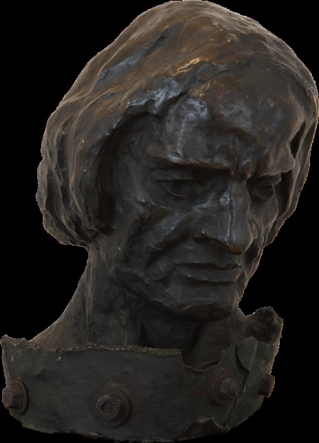 Fragmenty Pomnika Grunwaldzkiego – głowa księcia Witolda