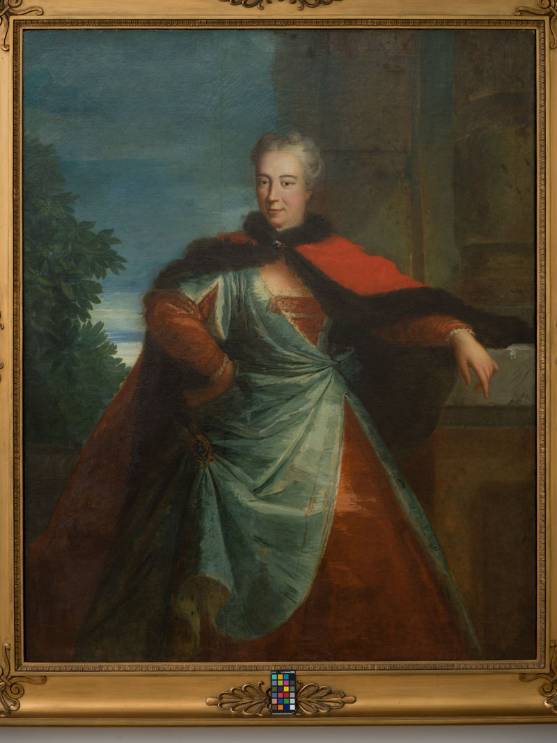 Elżbieta z Lubomirskich Sieniawska jako Minerwa